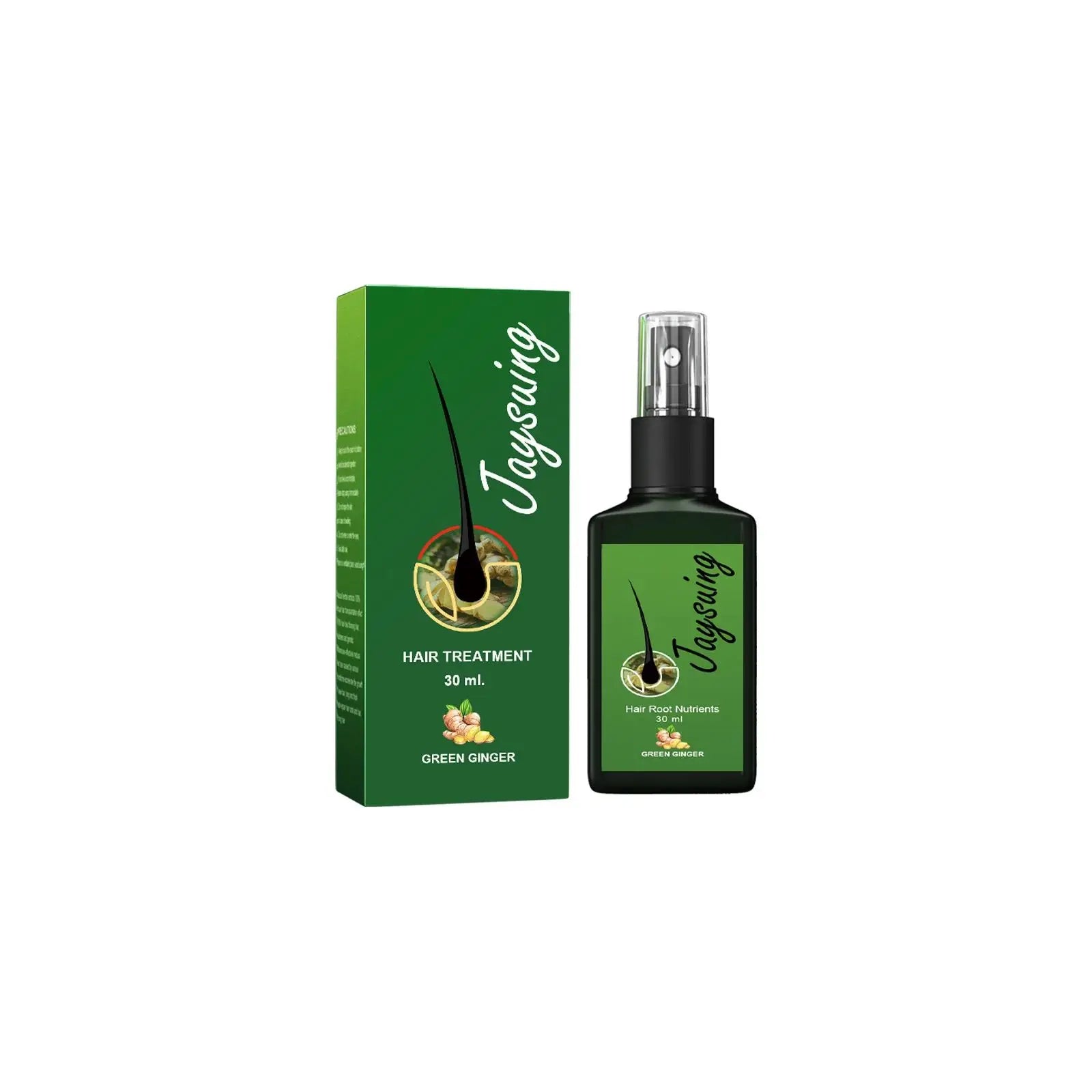 Hair Growth Spray Ginger Massage Scalp Damaged Treatment Solution Nourish Roots Fast Grow Anti Hair Loss Serum Beauty Health