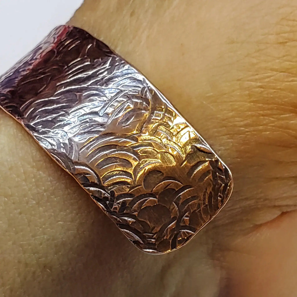 USA 250th Hammered Wide Copper Cuff Special Edition
