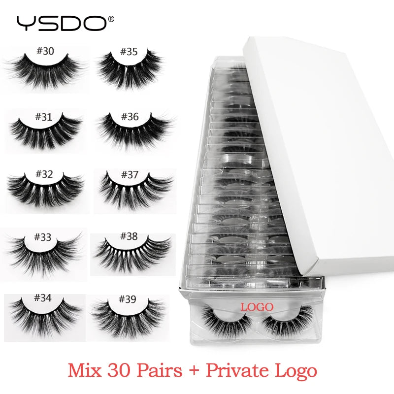Wholesale mink eyelashes 4/10/20/50/100 pairs 3d mink lashes eyelash extension natural false eyelashes makeup fake lashes bulk