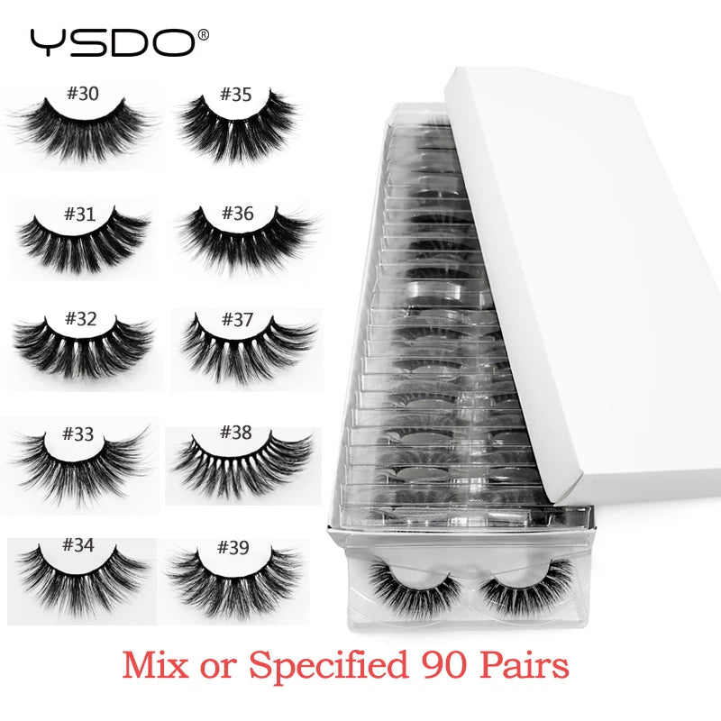 Wholesale mink eyelashes 4/10/20/50/100 pairs 3d mink lashes eyelash extension natural false eyelashes makeup fake lashes bulk