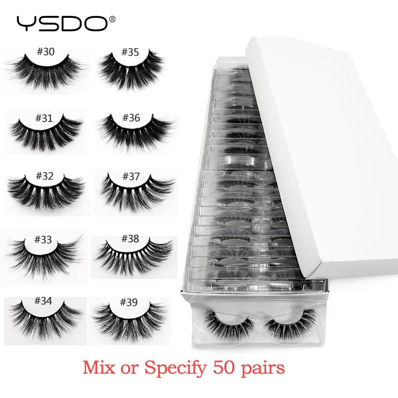 Wholesale mink eyelashes 4/10/20/50/100 pairs 3d mink lashes eyelash extension natural false eyelashes makeup fake lashes bulk