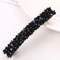 Fashion 11 Colors Korean Crystal Pearl Hair Clips Elegant Women Barrettes Hairpins Hairgrips Headwear Hair Accessories