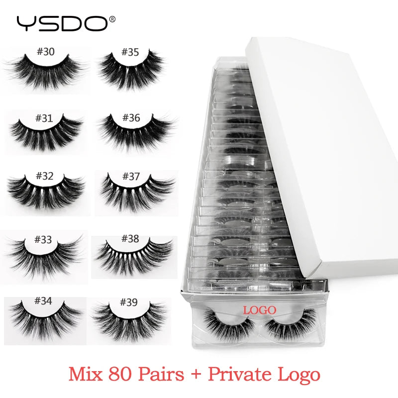 Wholesale mink eyelashes 4/10/20/50/100 pairs 3d mink lashes eyelash extension natural false eyelashes makeup fake lashes bulk