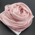 2023 New Pure Color Linen Women Scarf spring and autumn winter pashmina shawl foulard femme Plus Size Hijab Stole Scarves