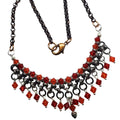 Handmade Mixed Metal Chainmaille Princess Warrior Choker Necklace