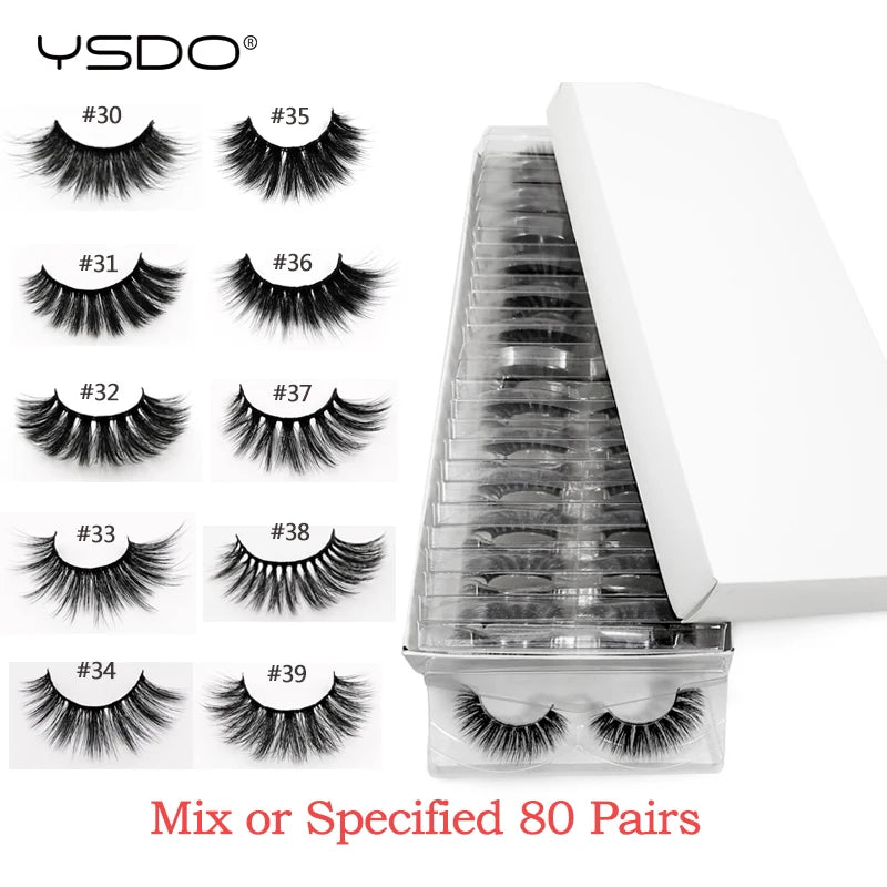 Wholesale mink eyelashes 4/10/20/50/100 pairs 3d mink lashes eyelash extension natural false eyelashes makeup fake lashes bulk