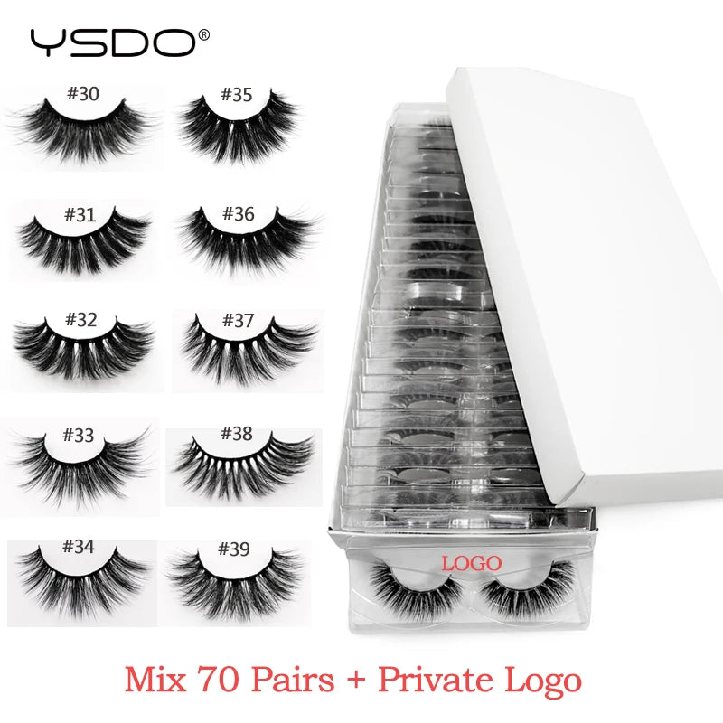 Wholesale mink eyelashes 4/10/20/50/100 pairs 3d mink lashes eyelash extension natural false eyelashes makeup fake lashes bulk