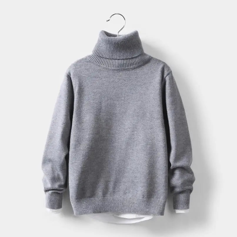 New Baby Boys Sweater Autumn Toddler Boys Knitwear Long-Sleeve Cotton Cardigans Kids Sweater Coat Fashion Children Clothes2-10Y