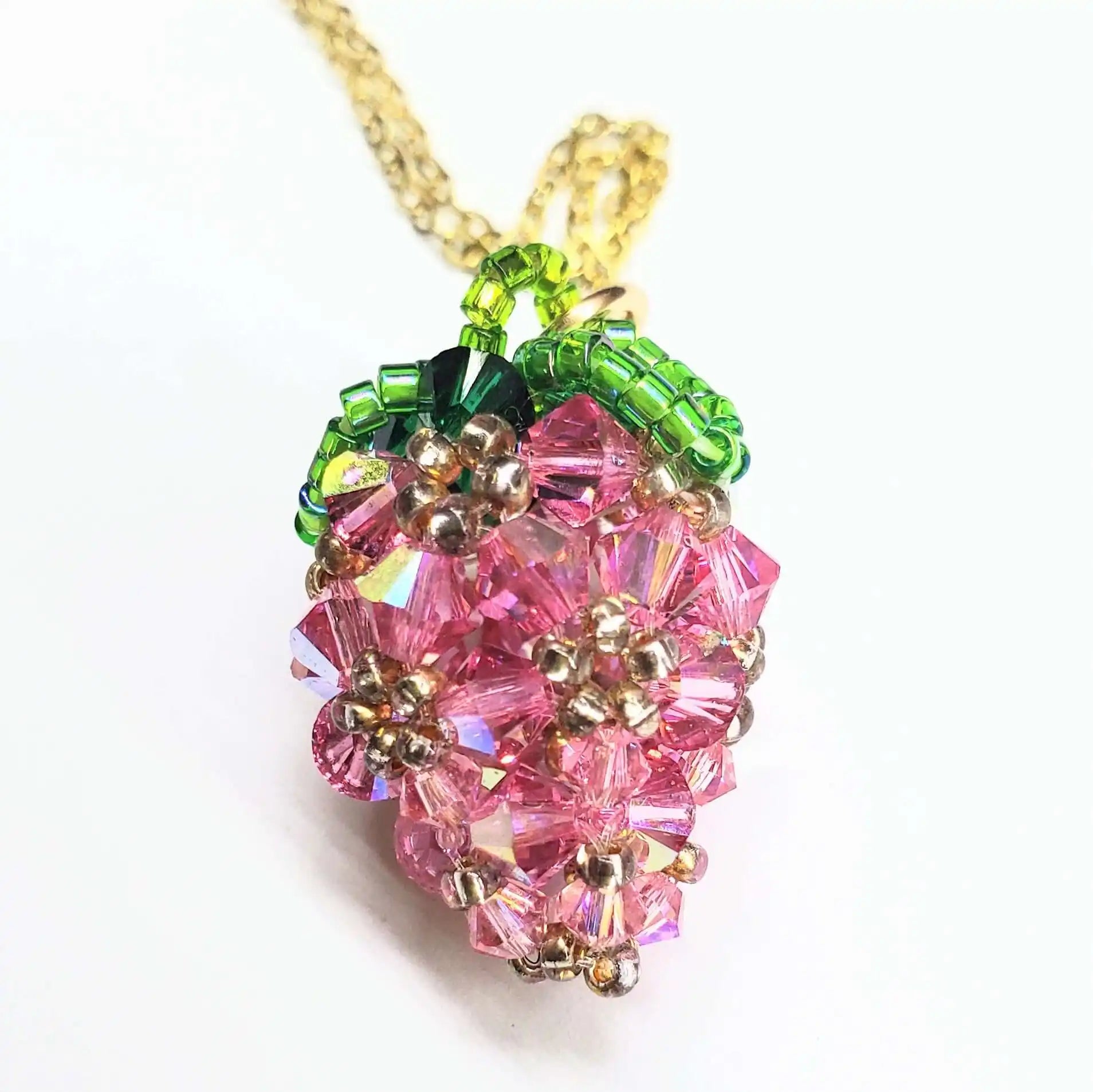 Limited Edition Swarovski Crystal Beaded Berry Necklaces