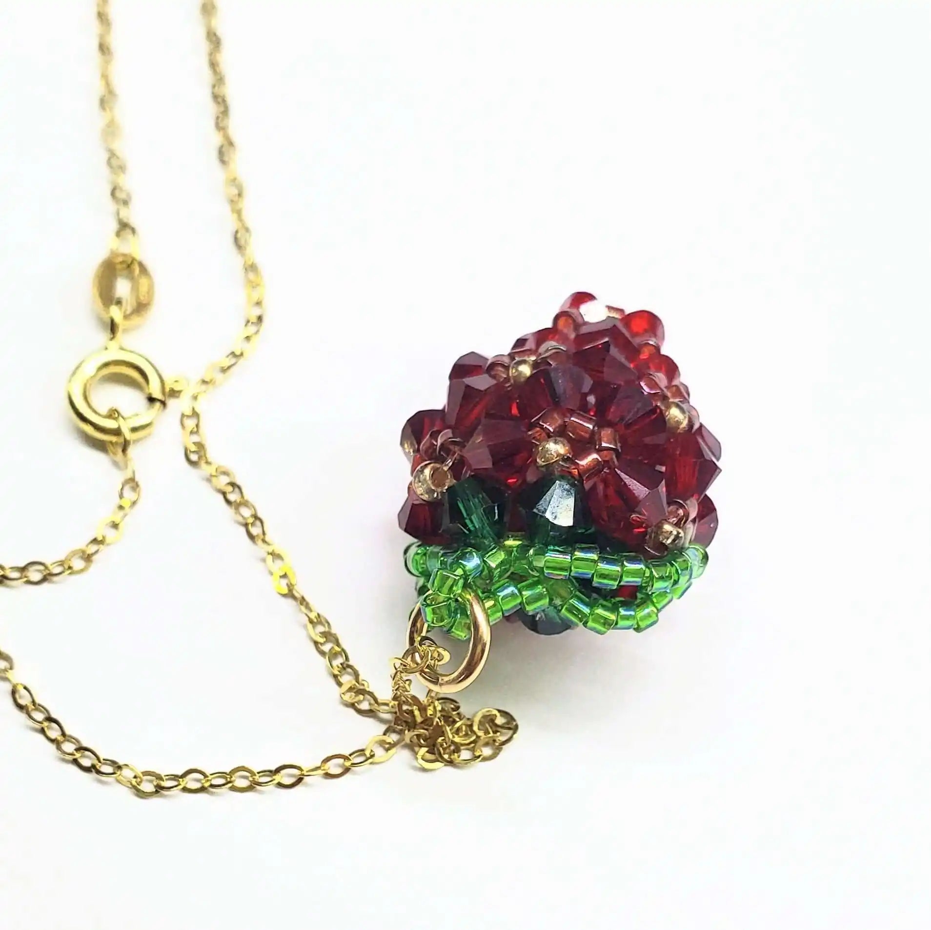 Limited Edition Swarovski Crystal Beaded Berry Necklaces