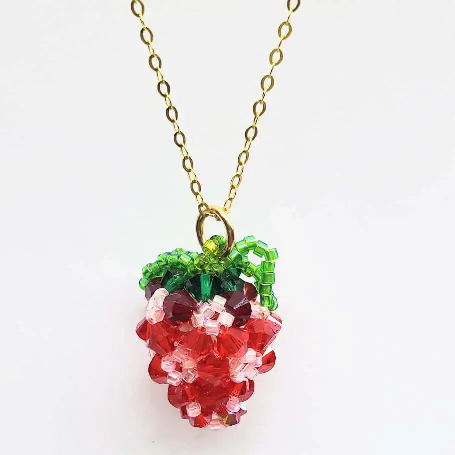 Limited Edition Swarovski Crystal Beaded Berry Necklaces