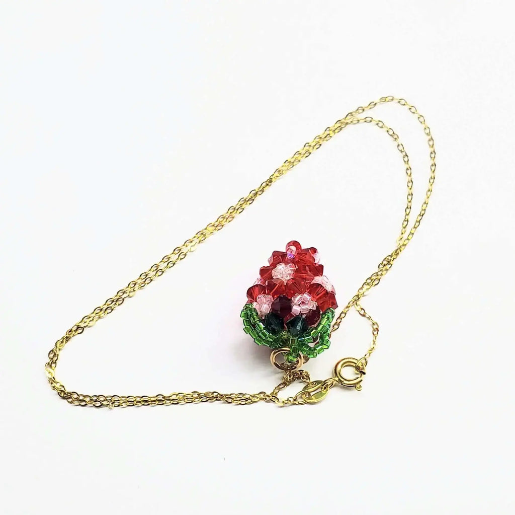 Limited Edition Swarovski Crystal Beaded Berry Necklaces
