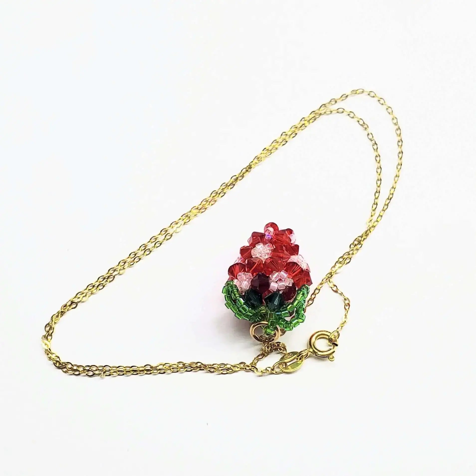 Limited Edition Swarovski Crystal Beaded Berry Necklaces