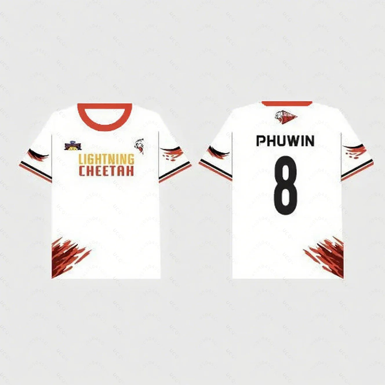2025 Summer Round Neck Casual Thailand Men And Women Gmm Tv Sports Meeting Jerseys 3d Printed Short-Sleeved Red Team T-Shirts