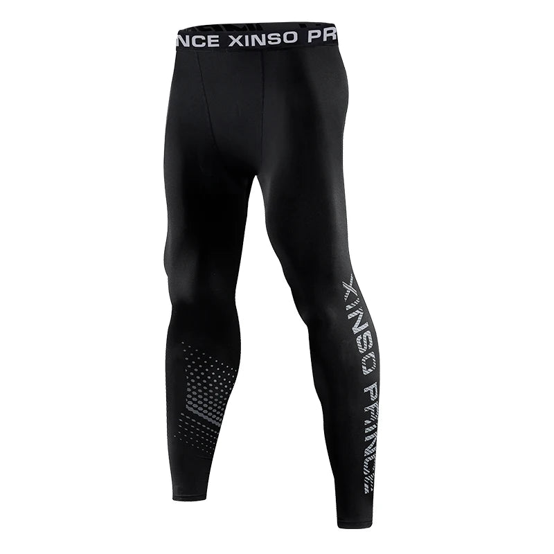 Mens Tight Gym Compression Pants Quick Dry Fit Sportswear Running Tights Men Legging Fitness Training Sexy Sport Gym Leggings