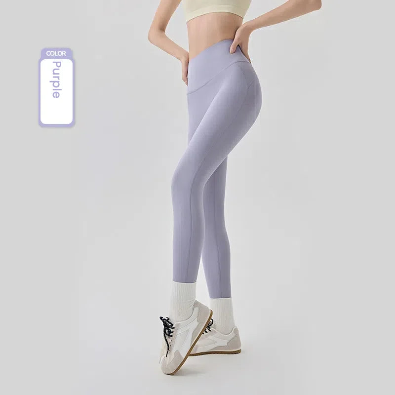 Yoga Leggings for Women to Wear Without Panties Seamless Sports Tights Woman Clothing High-waisted Composite waist Fitness Pants