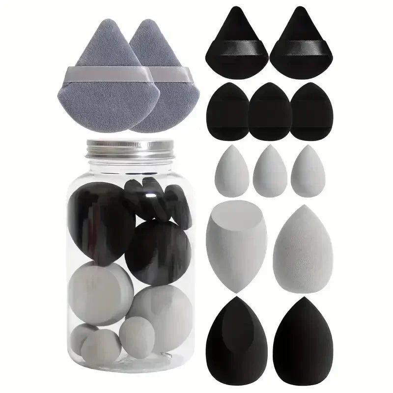 12/14Pcs Makeup Sponge Cosmetic Puff Foundation Sponges Blender Beauty Egg Powder Puffs Make Up Accessories Women Makeup 2049