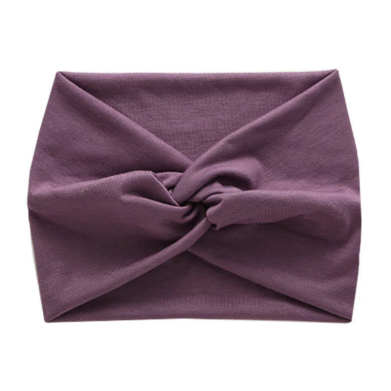 Europe and The United States New Wide Hair Band Women Sports Cross Headband Yoga Elastic Headband Hair Accessories Wholesale
