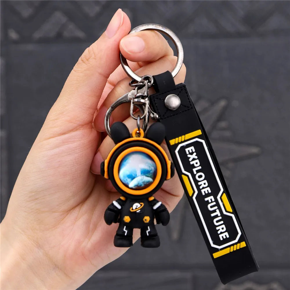 Astronauts Keyring Couple Doll Pendant Bag Keychain Pendant