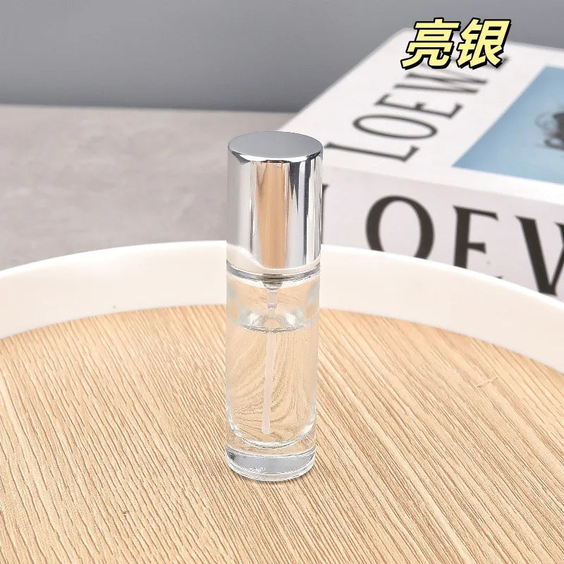 15pcs 10ML 15ml Bayonet Bottle Glass Mini Perfume Spray Bottle Empty Portable Atomizer for Travel Clear Cosmetic Sample Vials