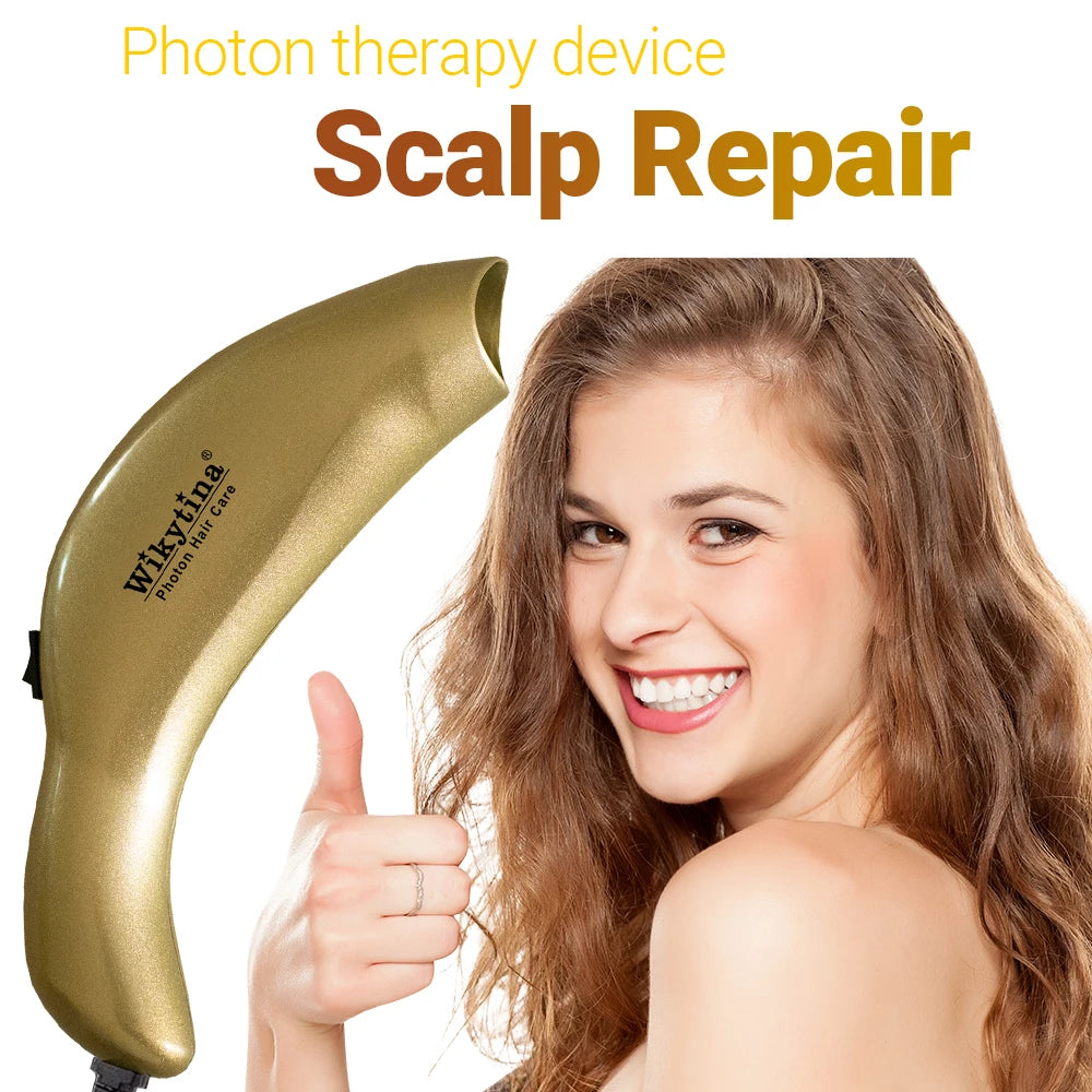 Clinical Grade LLLT Hair Regrowth Device Anti Hair Loss Machine For Scalp Health Thinning Hair Stress Anxiety Management