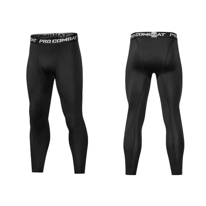 Cool Dry Leggings Sports Baselayer Running Tights Athletic Workout Active Shorts Mens Compression Pants Tights