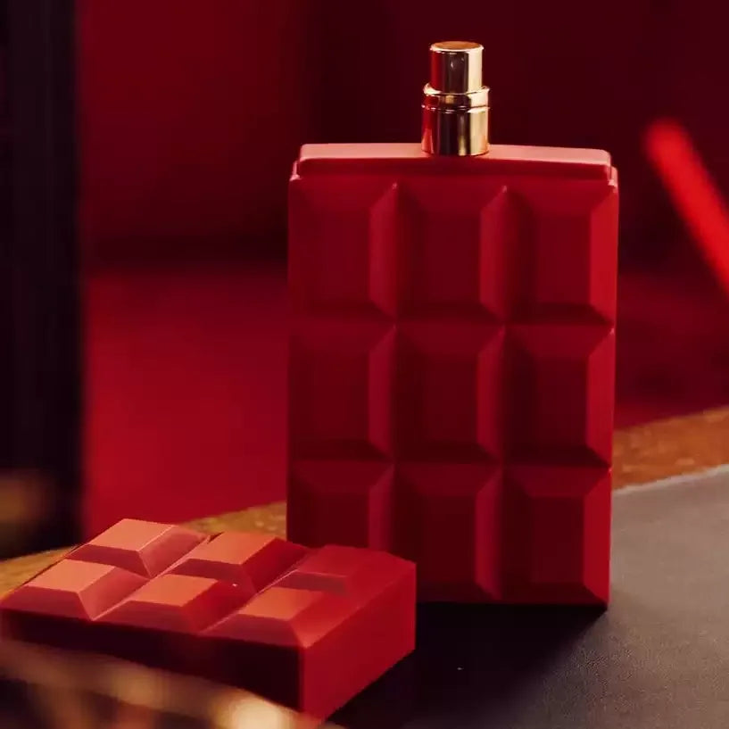Gourmand Chocolate Bar Shaped EDP Vanilla Coffee Fruity Scent Long Lasting Women Perfume Daily Fragrance for Dating Casual Wear