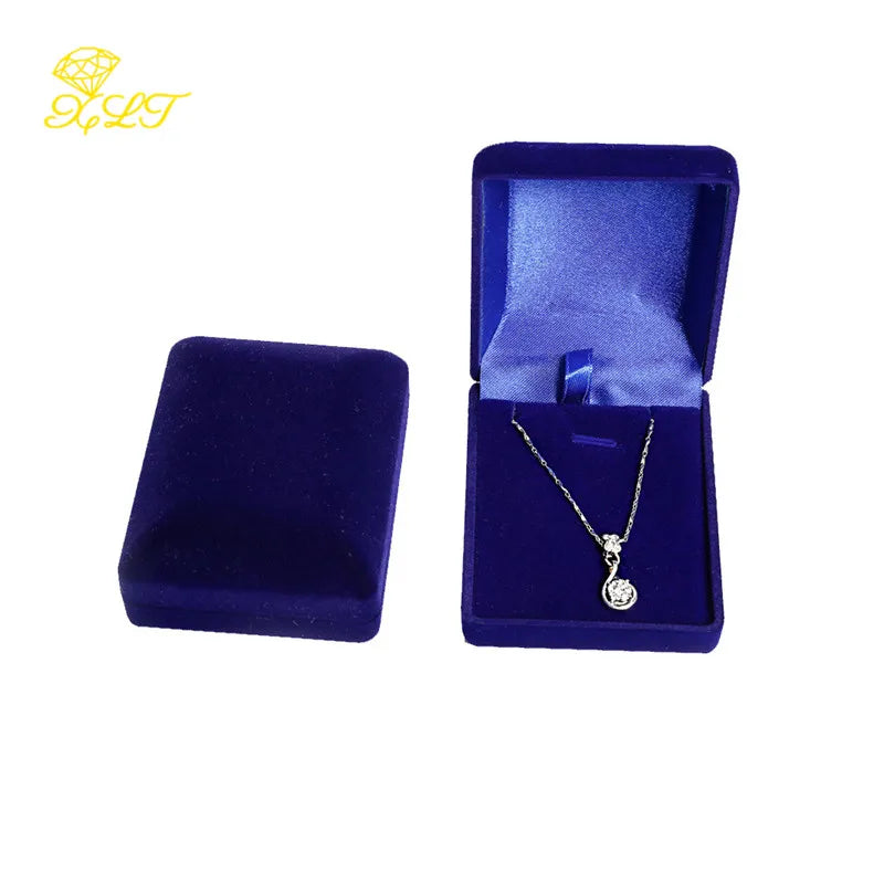 1pc Jewelry Box For Pendant Display Gift Boxes Jewellery  Pendant Packaging Storage Box Necklace Holder Pendant Box Storage Case