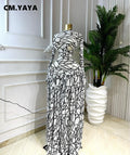 CM.YAYA Women Full Sleeve Printed O-neck Maxi Long Dress 2026 Evening Birthday Vacation Sexy Party Club Vestidos Dresses
