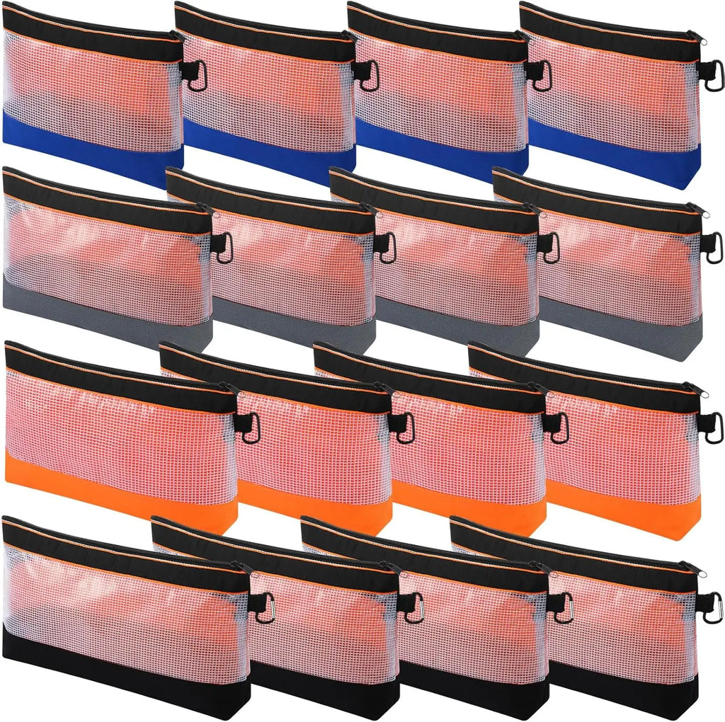 Waterproof Storage Bag Transparent PVC Tool Bag Anti-static Hardware Kit Portable Parts Bag Multifunctional Practical Work Bag