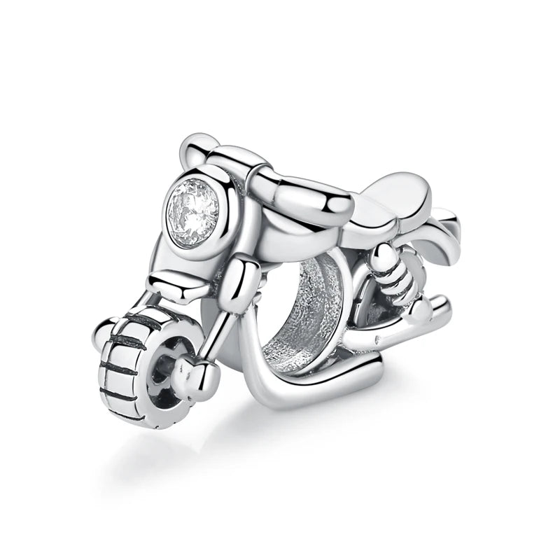 Original 925 Sterling Silver Charms Love Travel London Bus Suitcase Paris Beads Fit Brand Bracelets Necklaces Women DIY Jewelry