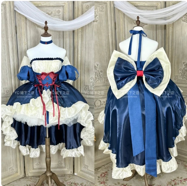 French Style Ladies Fairy Pink Strapless Dress 2025 Spring Summer Lolita Big Bow Princess Puff Short Party Evening Dresses