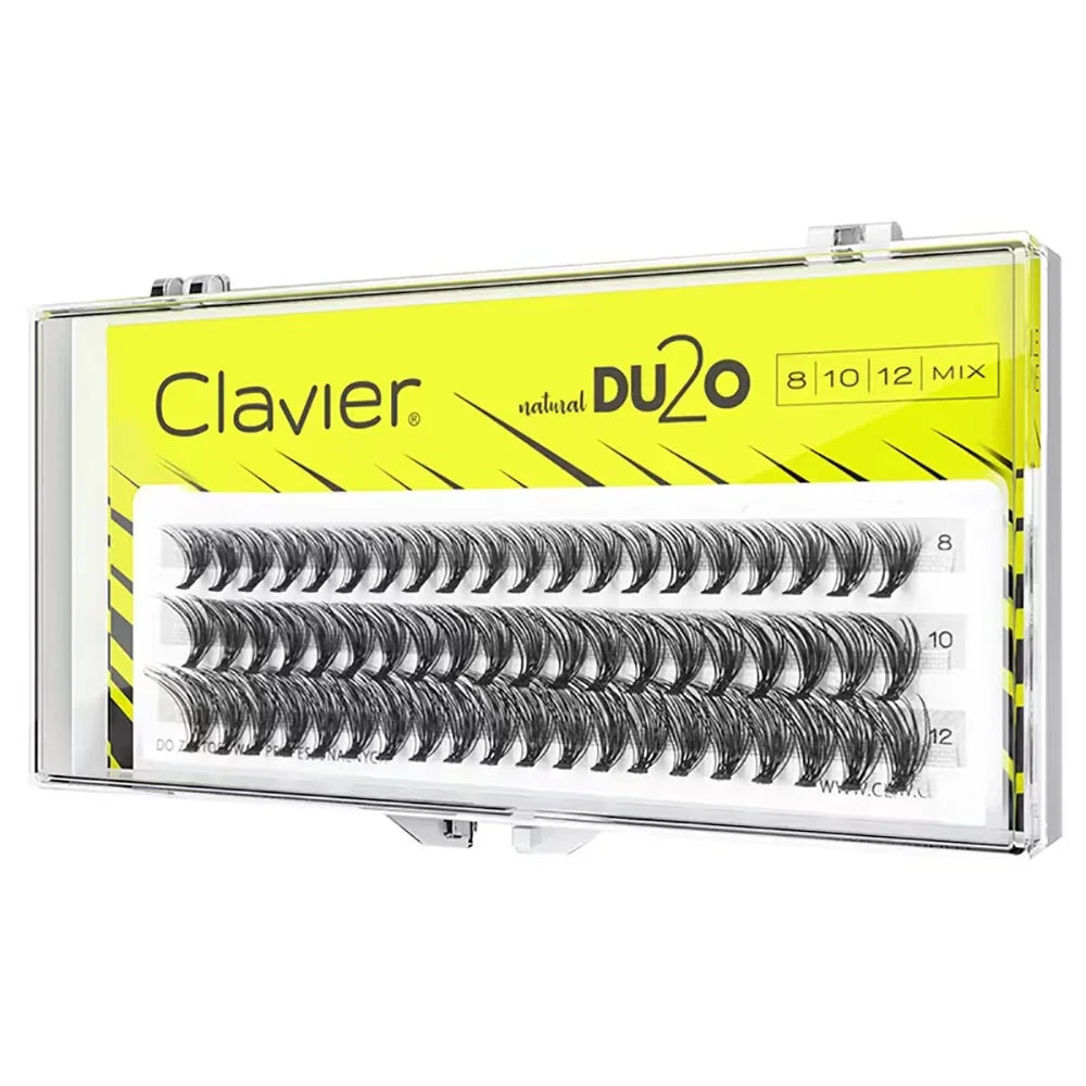 Clavier DU2O 10 Boxes Per Set Eyelashes 20D Cluster Lashes Natural  Extensions False Eyelashes Double The Volume