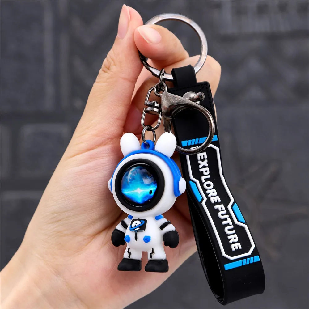 Astronauts Keyring Couple Doll Pendant Bag Keychain Pendant