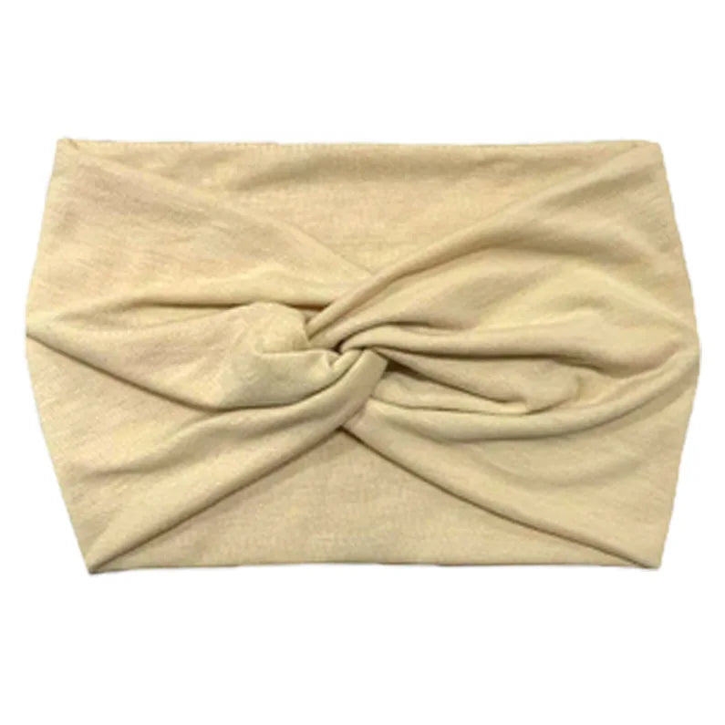 Europe and The United States New Wide Hair Band Women Sports Cross Headband Yoga Elastic Headband Hair Accessories Wholesale