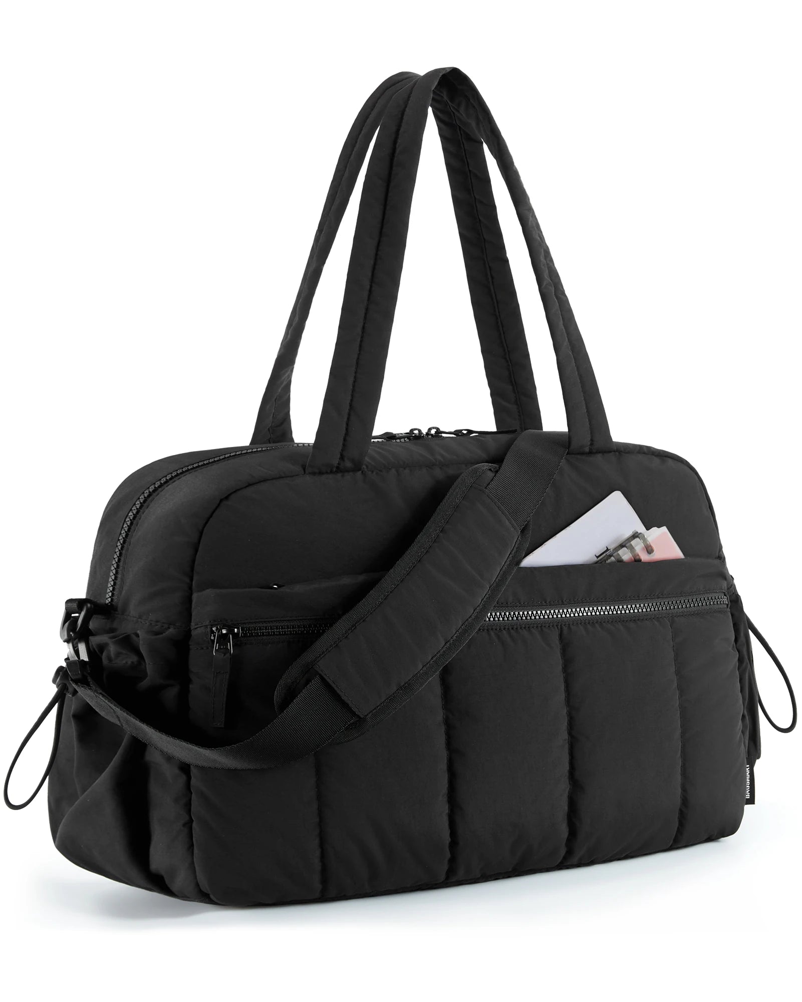 BAGSMART Women's Travel Duffel Bag Gym Bag with Wet Pocket Carry On Waterproof Weekender Boston Bag for Airport Cabin