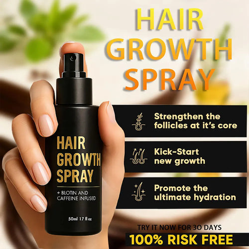 50ml Hair Growth Spray Hair Growth Promotes Thicker Fuller Hair For Women & Men All Hair Types With Natural Ingredients