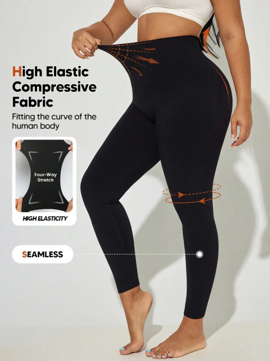 Ladies' high waist and abdomen leggings slim pants feet pants are suitable for entertainment, leisure, fitness, commuting