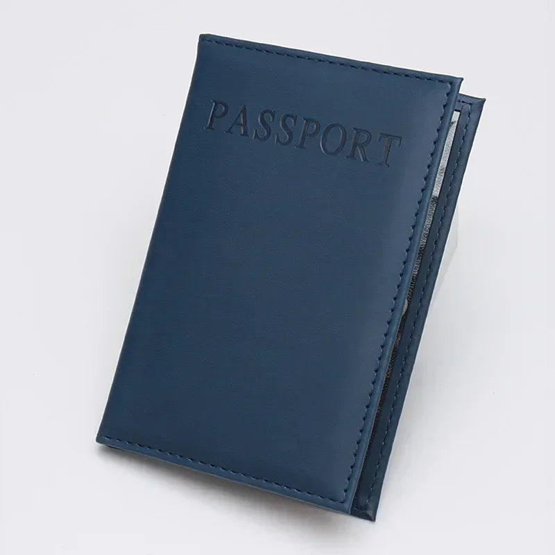 1 PC Fashion New PU Women Passport Holder Case Couple Models Girls Travel Passport Cover Unisex Card Case Man Card Holder Wallet