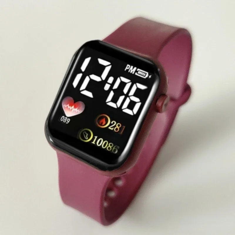 2026 New LED Electronic Watch Waterproof Digital Sports Wristwatch Fashion Casual Student Daily Outdoor Watch Relogio Feminino