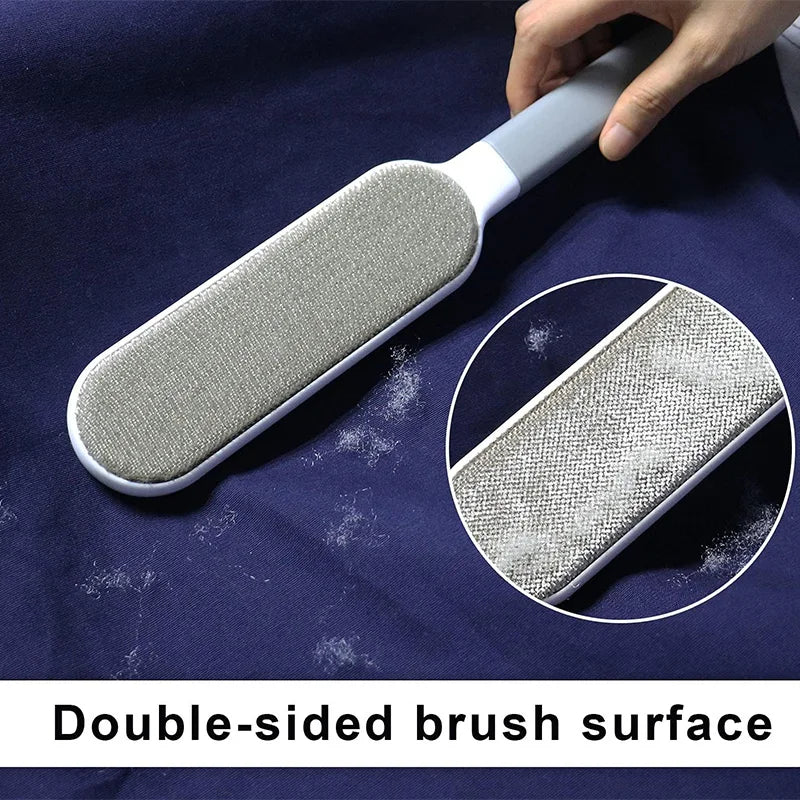 Double-Sided Pet Hair Remover, Manual Electrostatic Sticky Lint Brush, for Pet Cat, Clothing, Sofa, Furniture, Carpet Cleaning