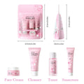 LAIKOU Sakura Skin Care Sets Facial Cleanser Face Cream Serum Toner Moisturizing Brightening Anti Wrinkles Skin Care Kit