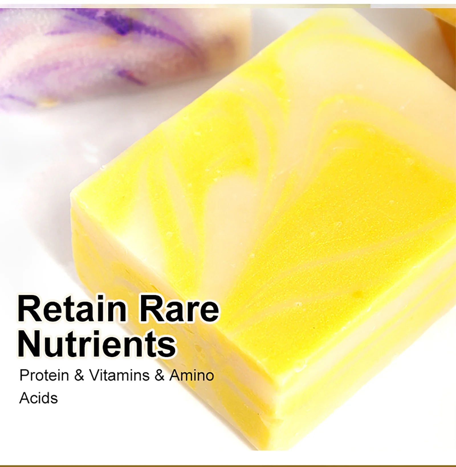 LKIAE Pure Natural Lemon Whitening Soap Bar, Face & Body Cleanser, Oil Control, Remove Acne, Dark Spots, Blackheads, 150g
