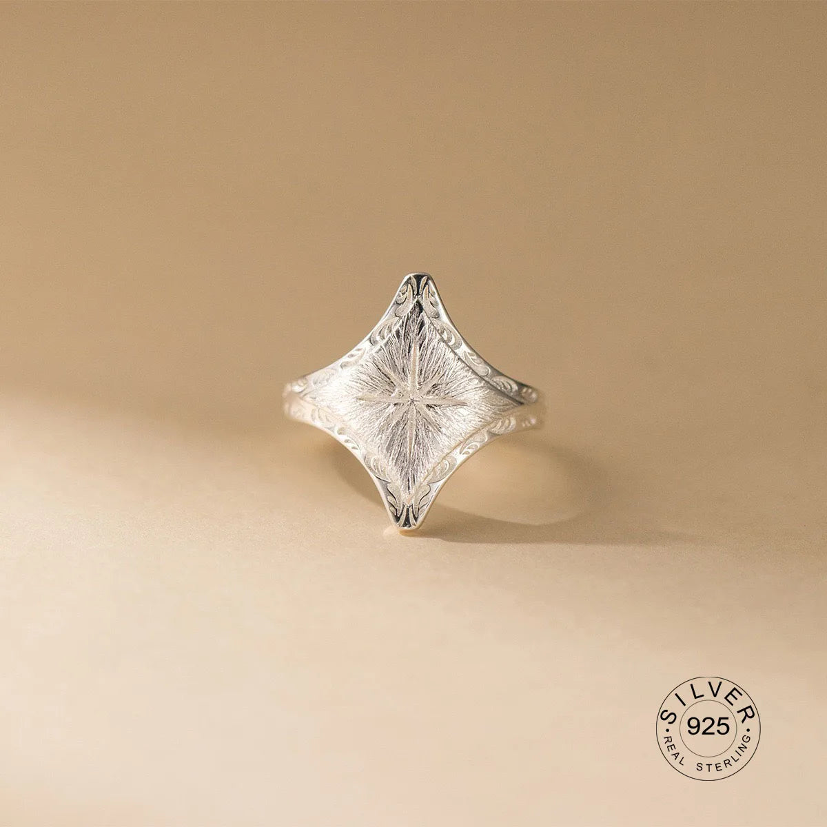 925 Sterling Silver Rings For Women Geometric Fine Jewelry Finger Adjustable Cute Flower Leaf Zirco Ring For Party Birthday Gift