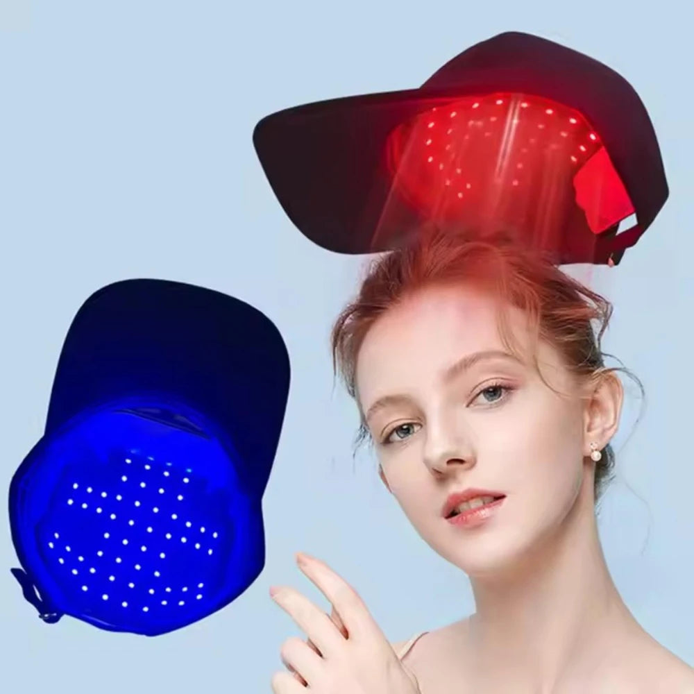Red Light Therapy for Hair Fast Growth Cap Red&Infrared Light Therapy Device for Hair Loss Treatment with USB Charging Anti-hair