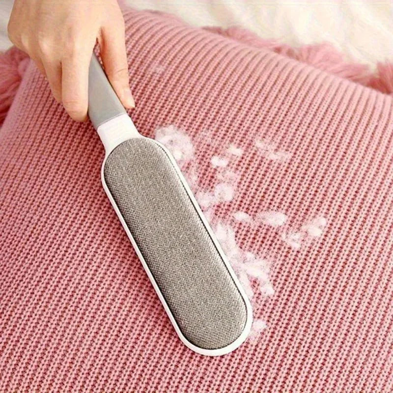 Double-Sided Pet Hair Remover, Manual Electrostatic Sticky Lint Brush, for Pet Cat, Clothing, Sofa, Furniture, Carpet Cleaning
