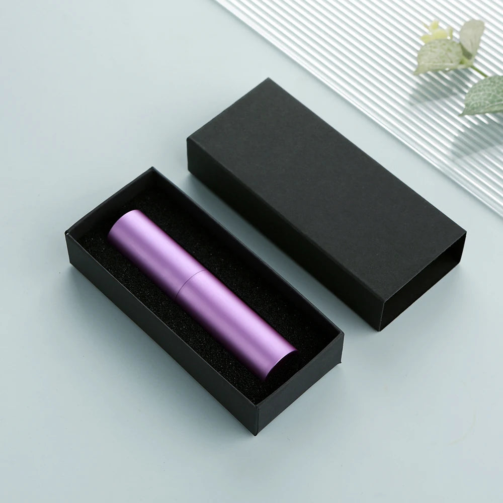 20pcs 10ml Rotary Press Spray Bottles - Multi-color Aluminum Shell with Glass Lining for Perfume Refills, in Exquisite Box