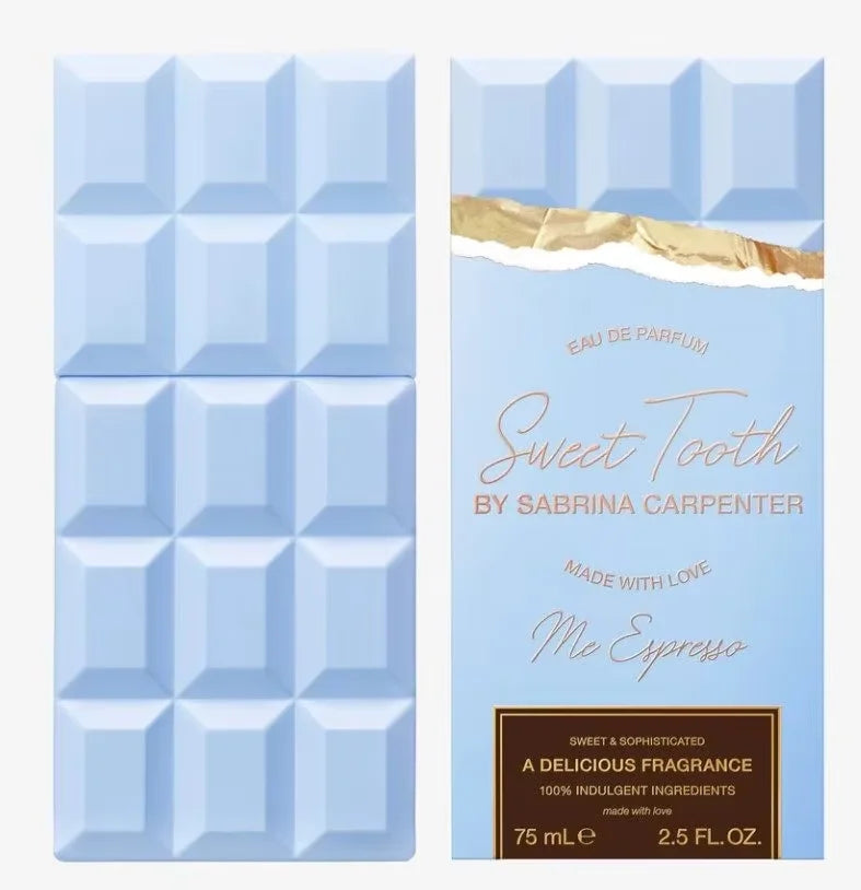 Gourmand Chocolate Bar Shaped EDP Vanilla Coffee Fruity Scent Long Lasting Women Perfume Daily Fragrance for Dating Casual Wear