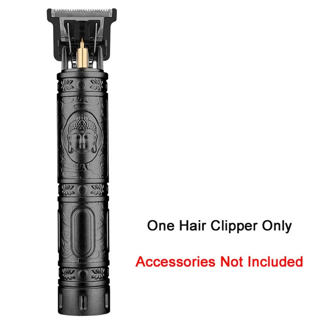 Vintage Hair Clipper T9 Hair Cutting Machine USB Fast Charging Shaver Barber Cordless Hair Trimmer For Men's Barbe