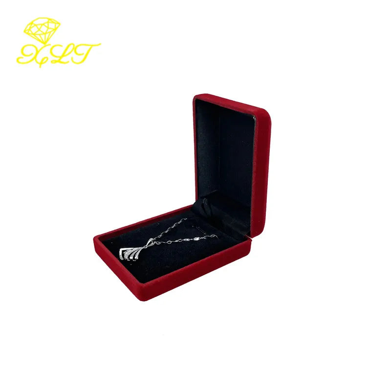1pc Jewelry Box For Pendant Display Gift Boxes Jewellery  Pendant Packaging Storage Box Necklace Holder Pendant Box Storage Case